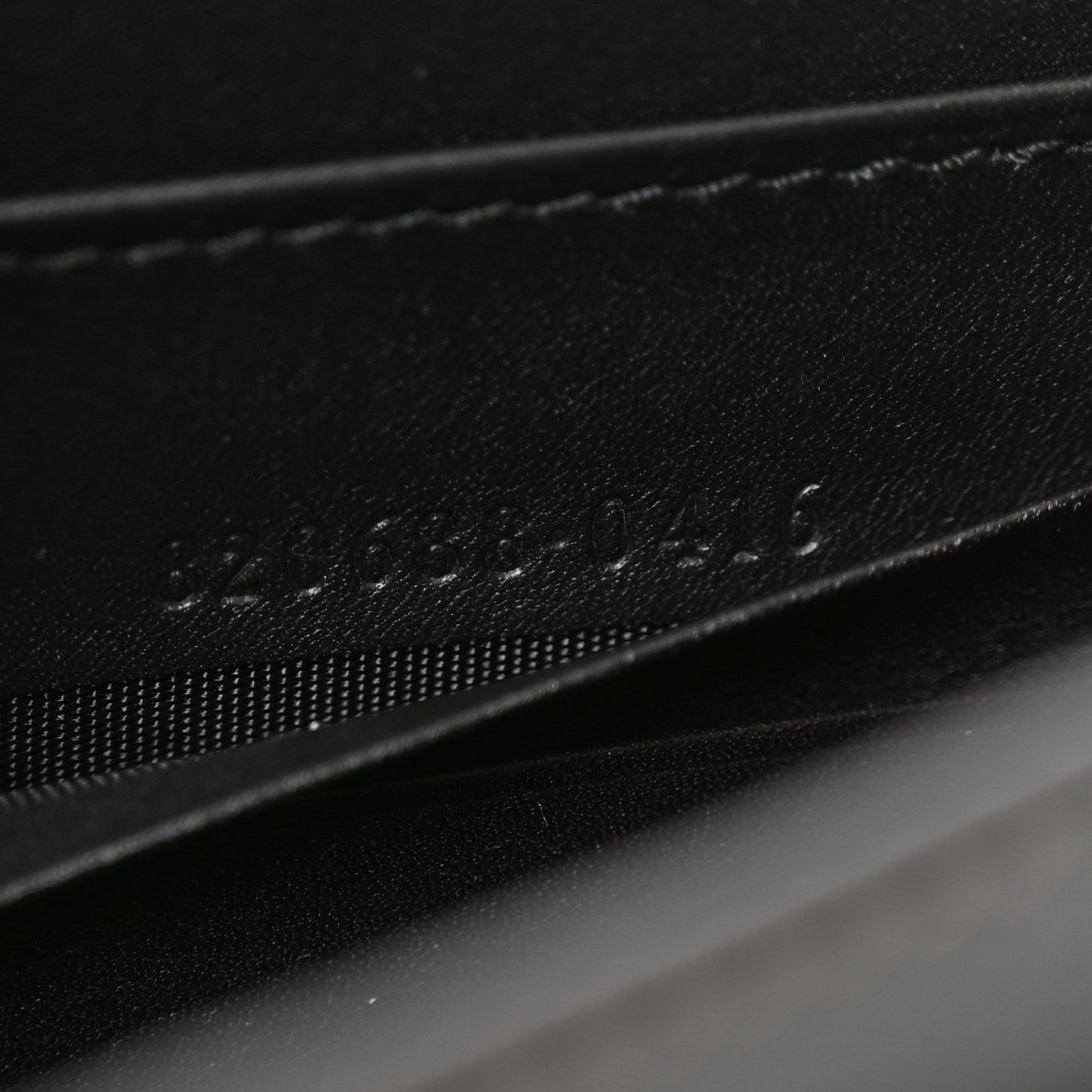 GG Emblem Monogram Wallet With Strap Beige Ebony Black