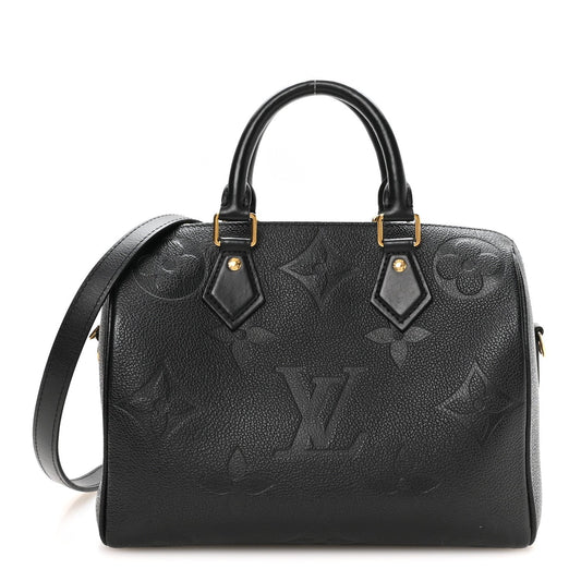 Empreinte Monogram Giant Speedy Bandouliere 25 Black
