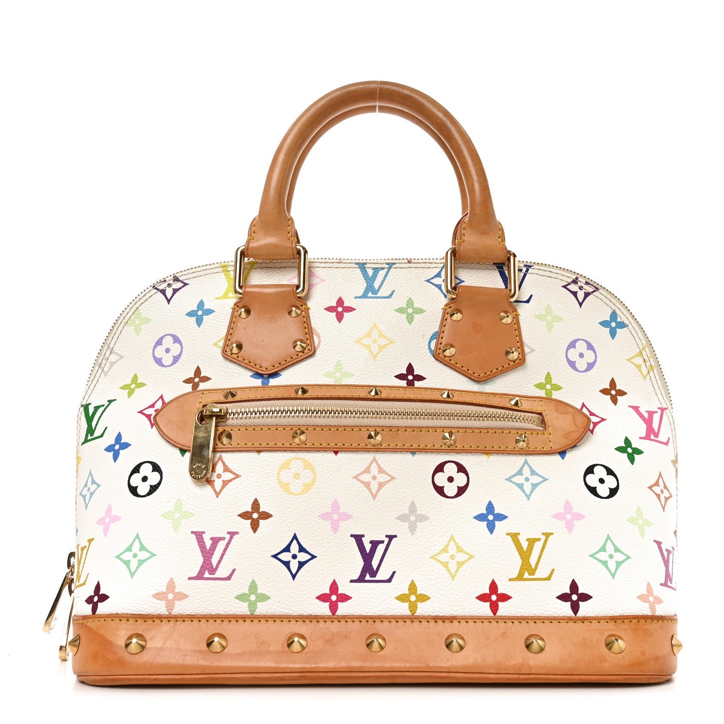 Monogram Multicolor Alma PM White