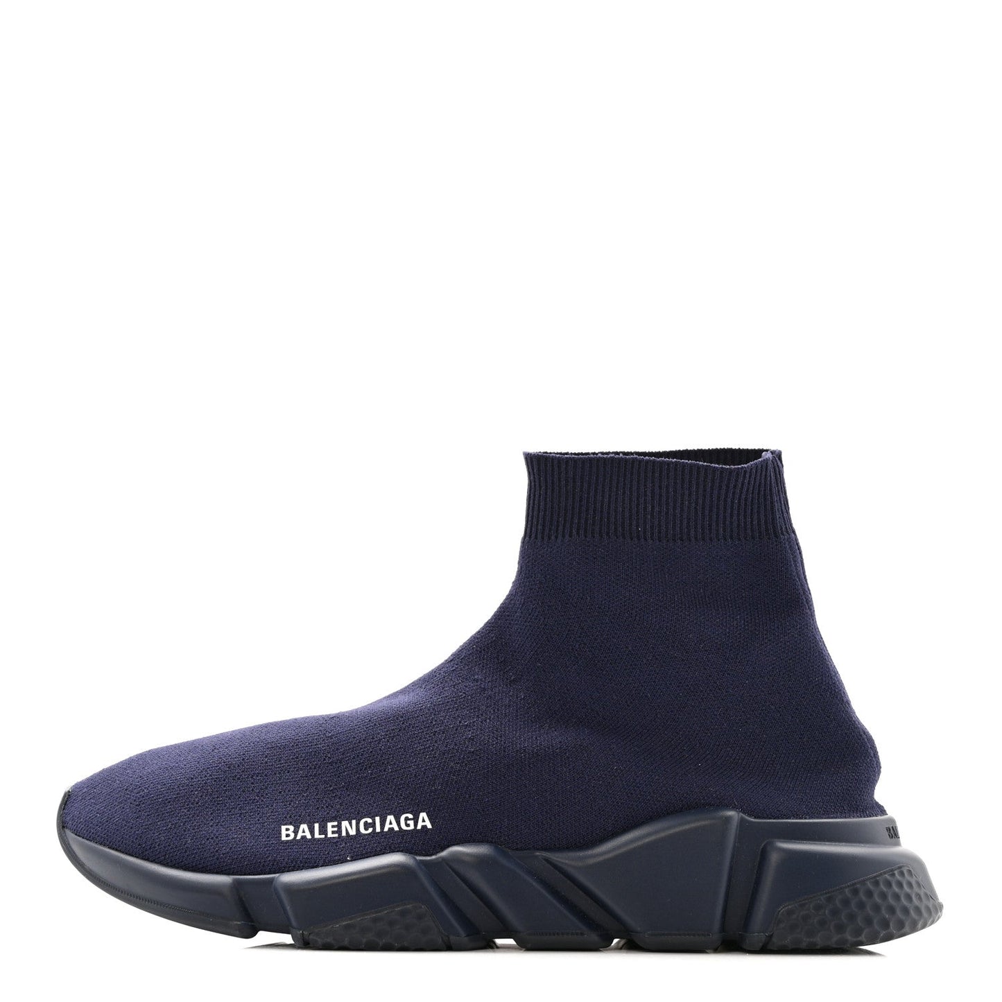 Neoprene Knit Mens Speed Sneakers 42 Bleu Marine