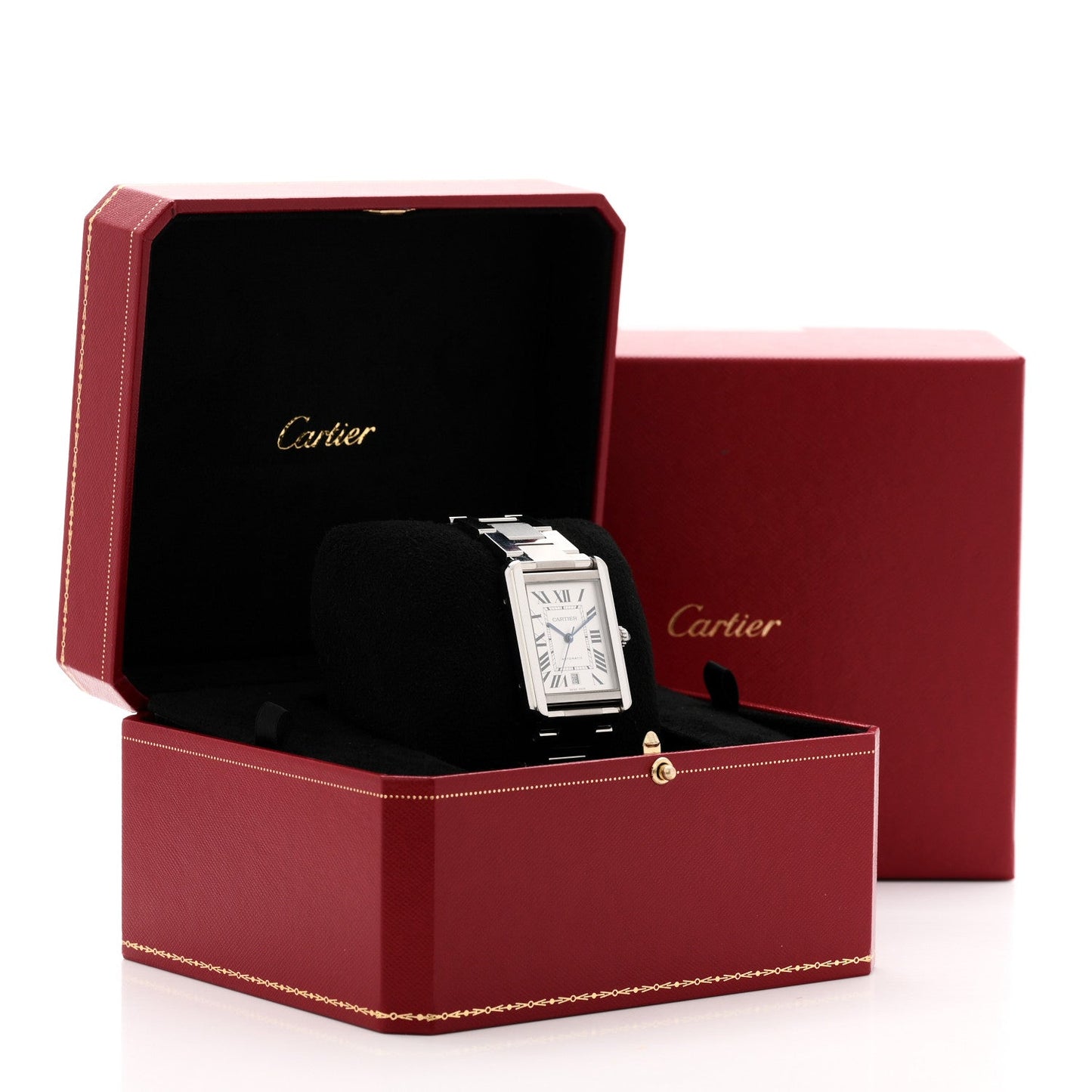Stainless Steel 31mm Tank Solo Automatic Watch