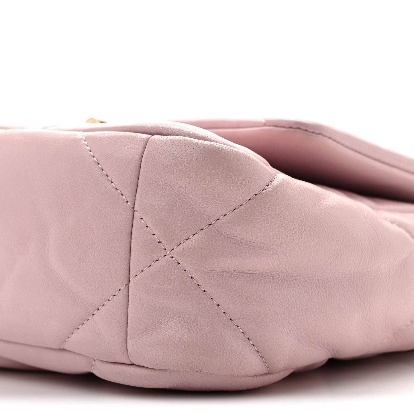 Lambskin Quilted Medium Chanel 19 Flap Light Pink