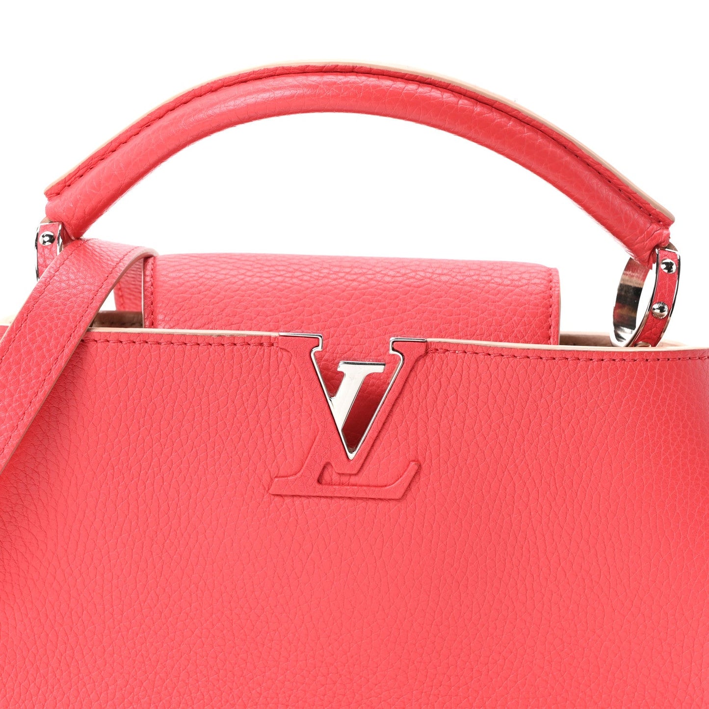 Taurillon Capucines BB Fuchsia