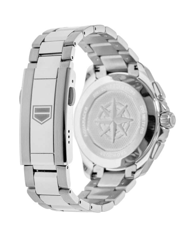 Tag Heuer Aquaracer Professional 200 Date White Dial Silver Steel Strap Watch for Men - CBP1111.BA0627