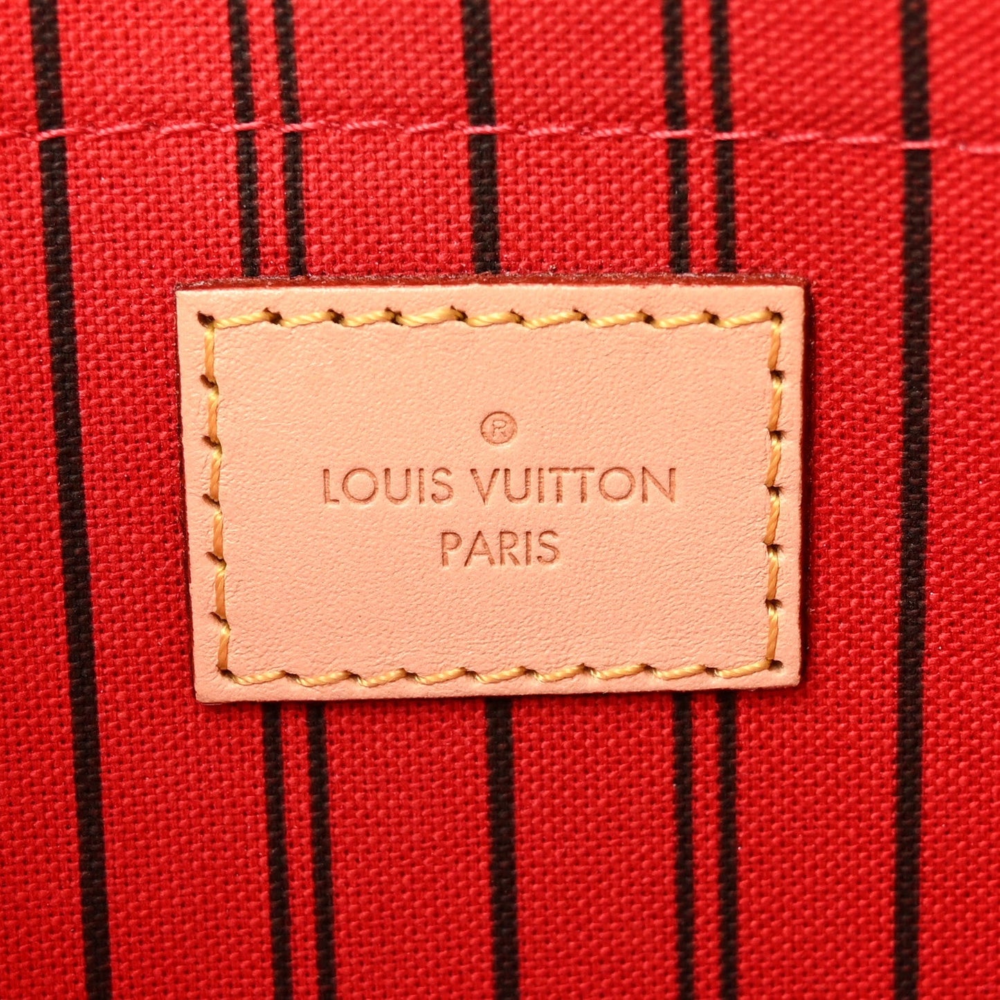 Monogram Neverfull MM GM Pochette Cherry