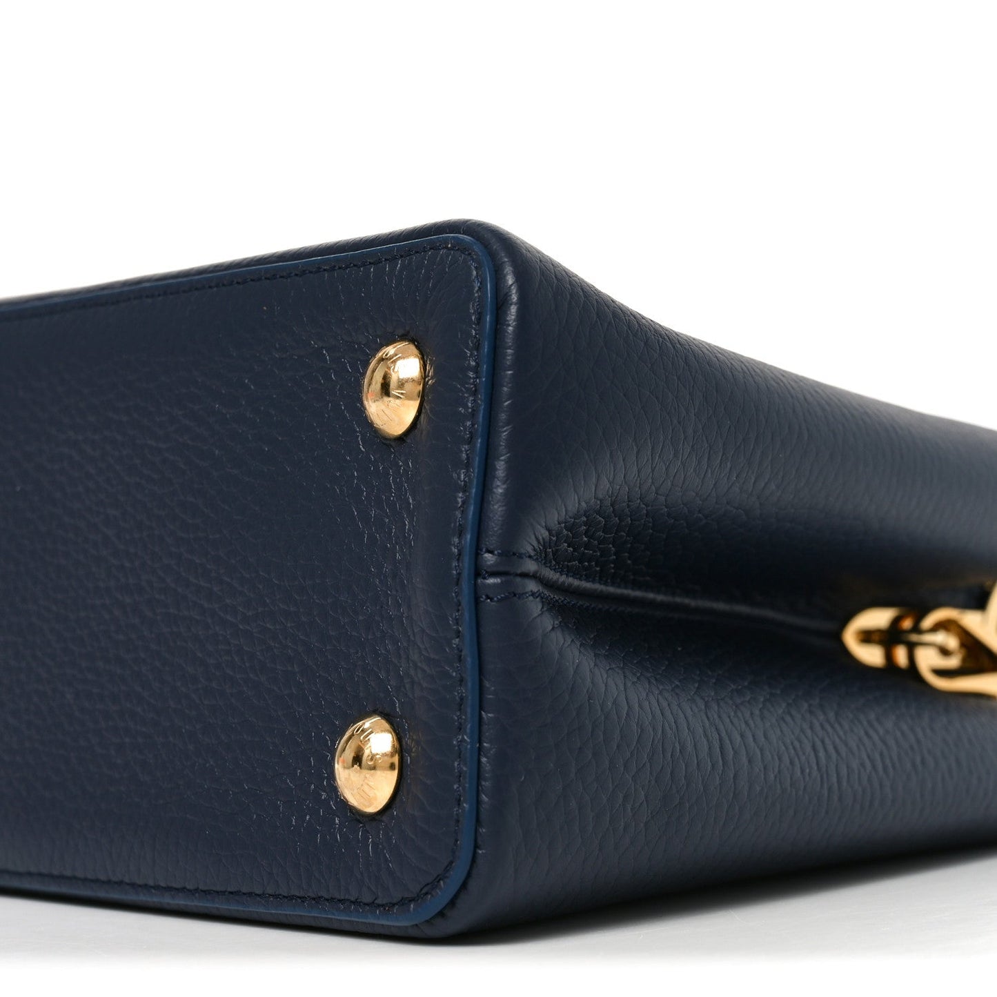 Taurillon Kintsugi Capucines MM Navy
