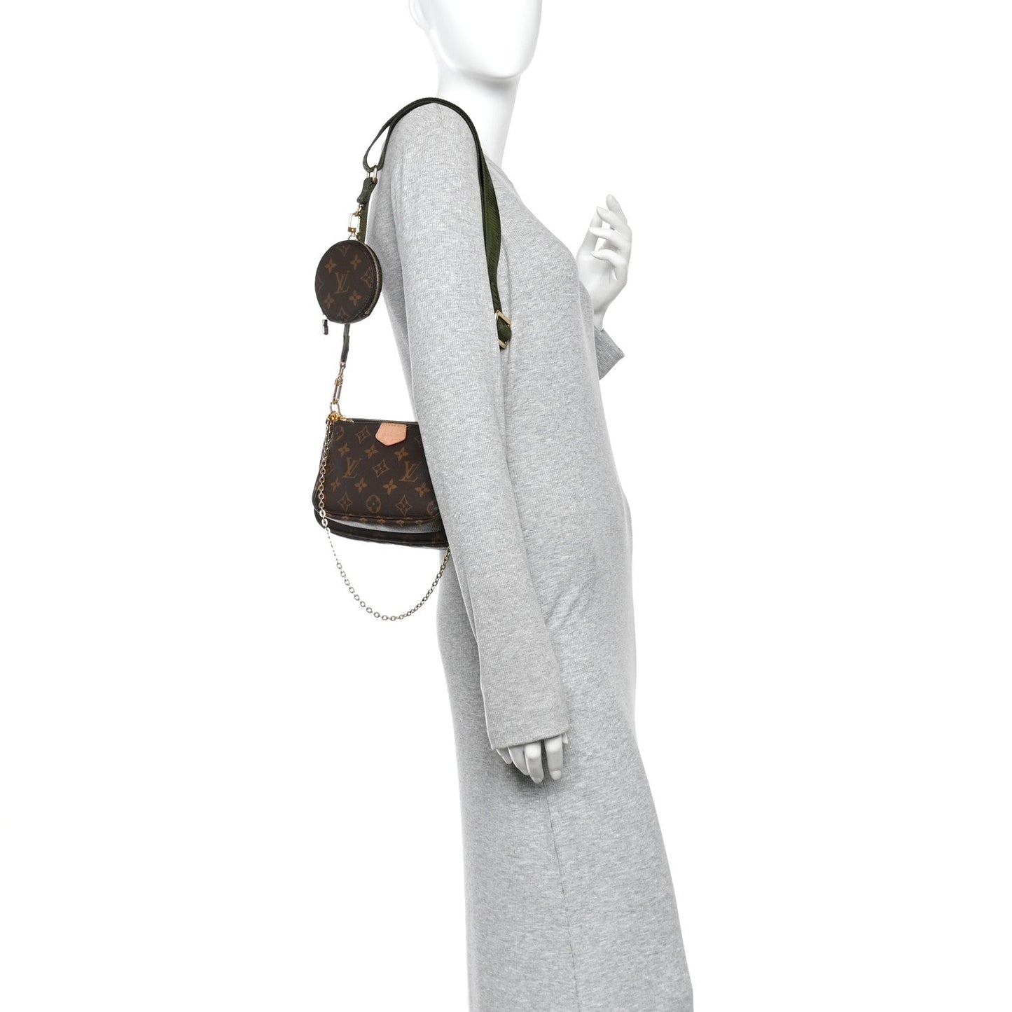 Monogram Multi Pochette Accessories Kaki