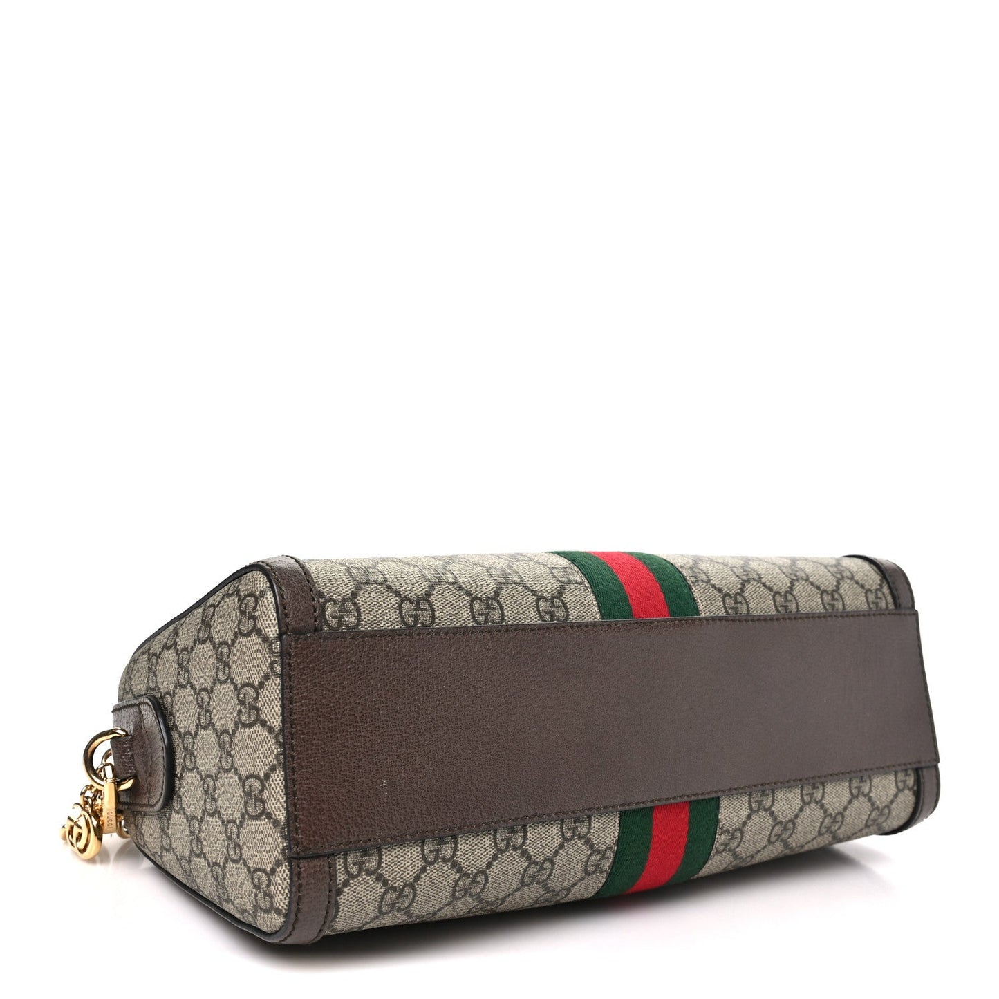 GG Supreme Monogram Web Medium Ophidia Boston Brown