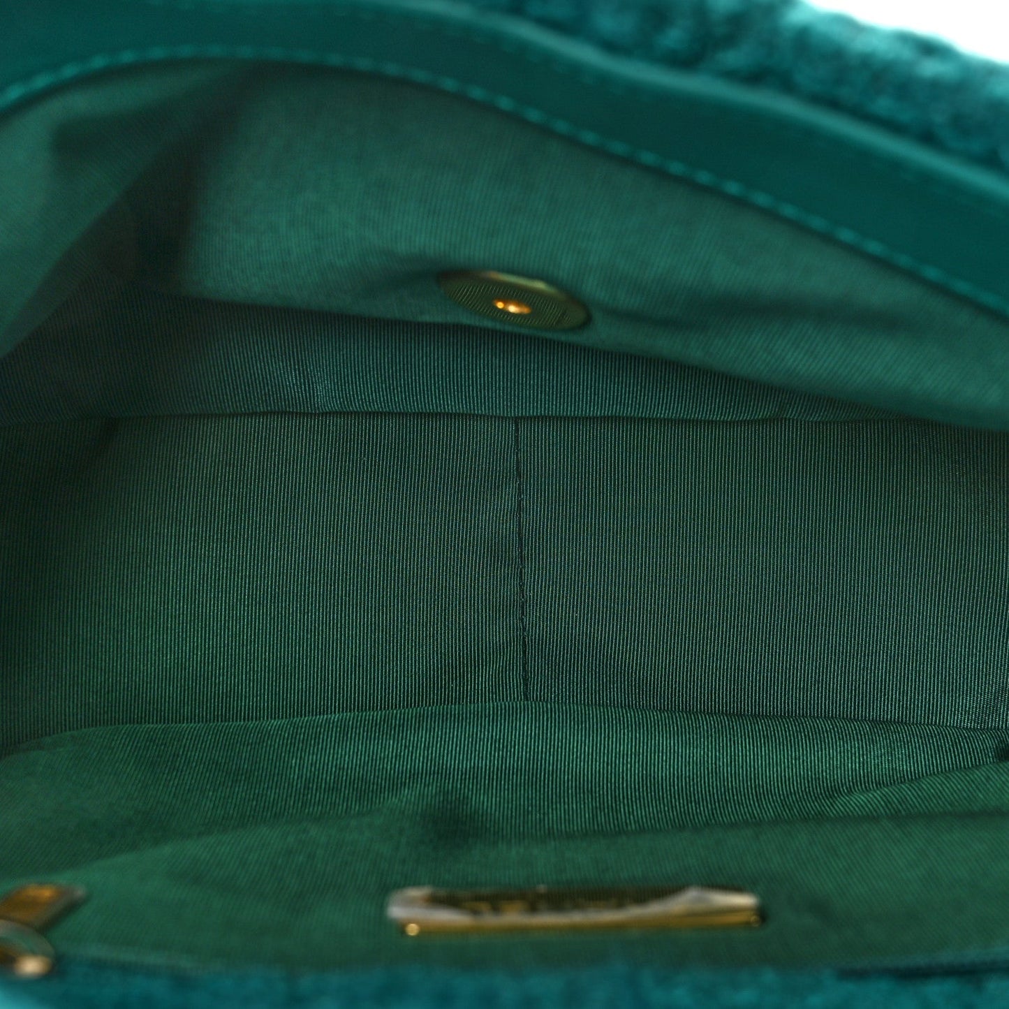 Tweed Quilted Medium Chanel 19 Flap Green