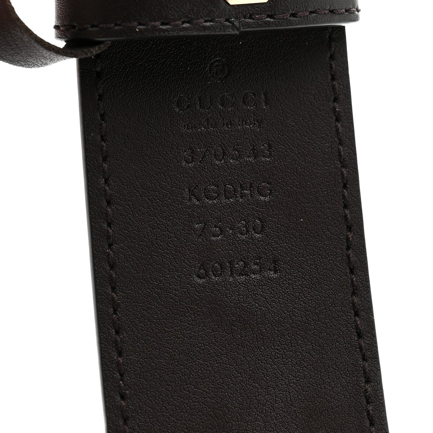 GG Supreme Monogram Interlocking G 37mm Belt 75 30 Beige Ebony