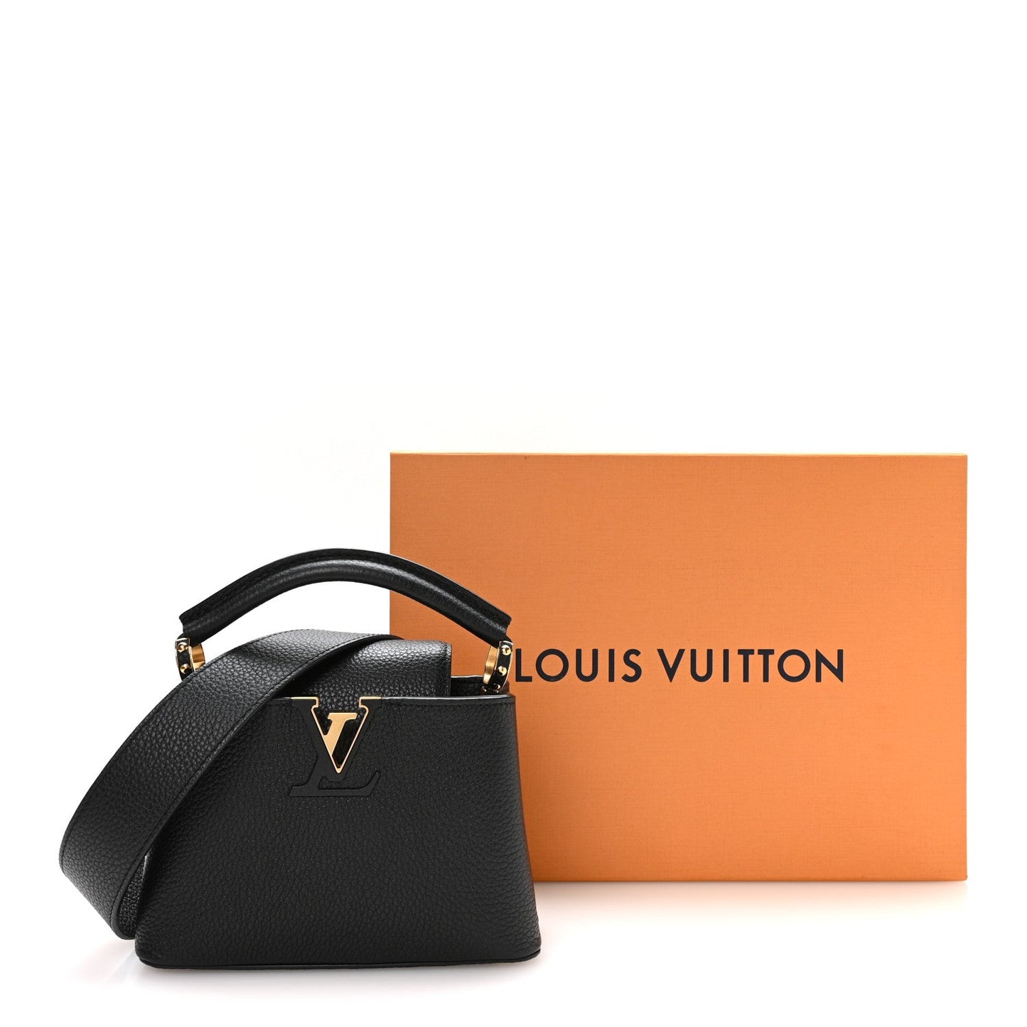 Taurillon Mini Capucines Black
