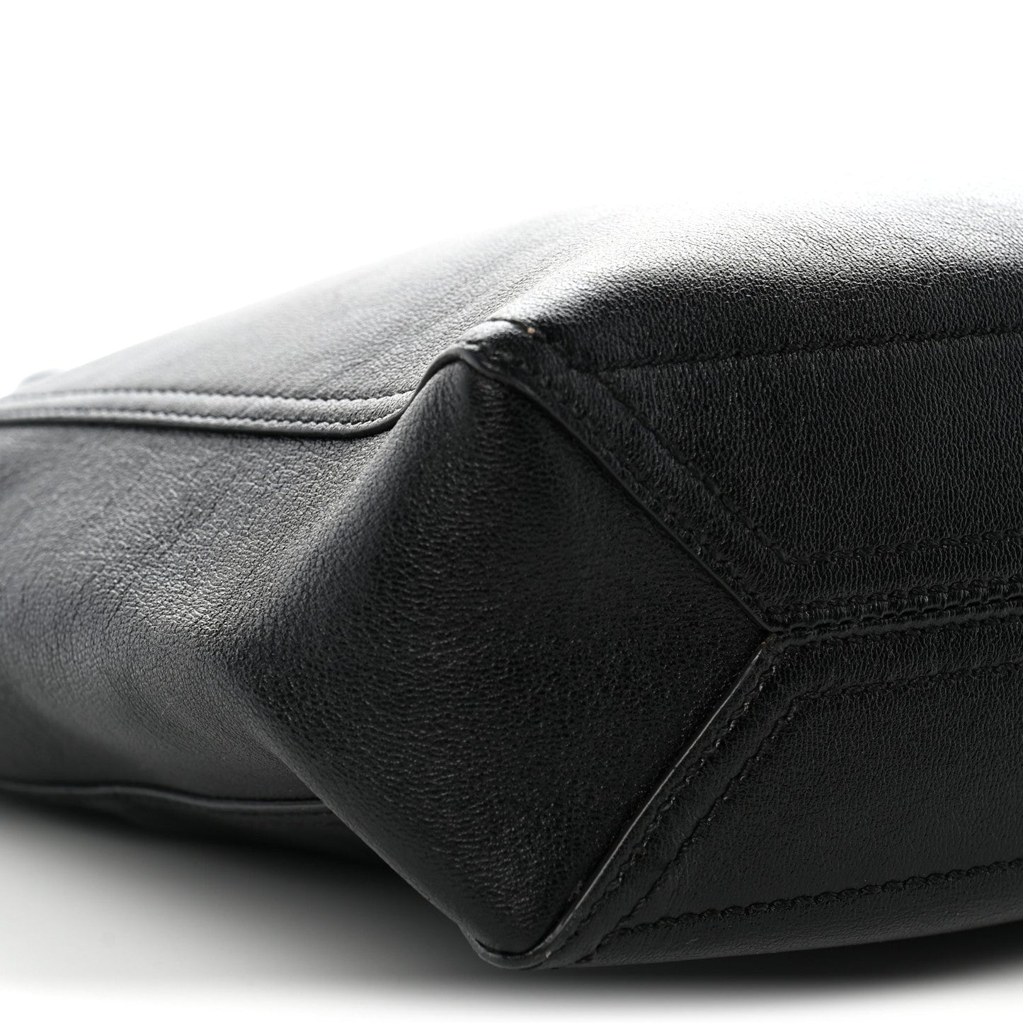 New Sakai Calfskin Lux Small Dahlia Tote Black