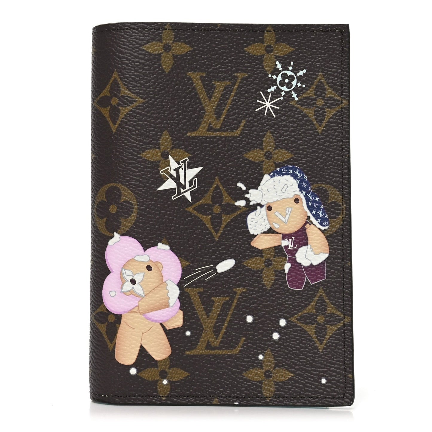Monogram 2025 Christmas Animation Passport Cover Azur Frost