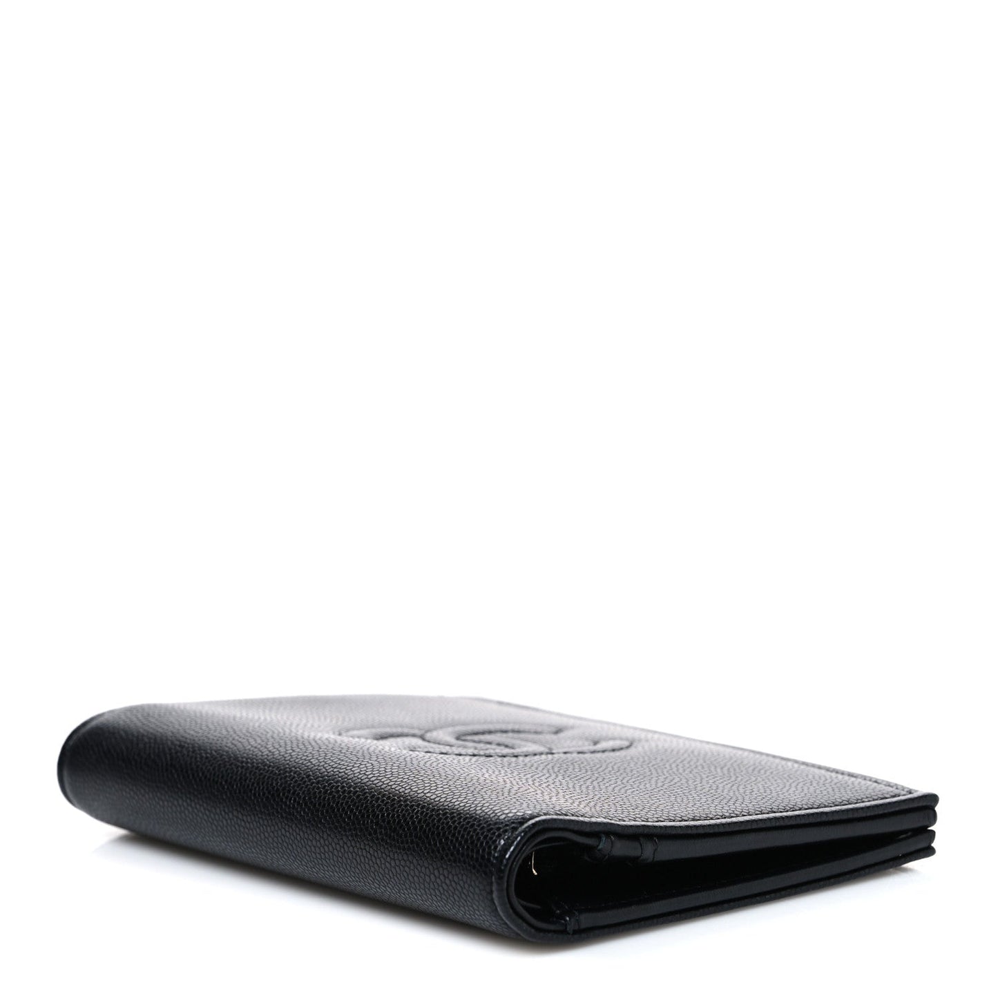 Caviar Timeless Passport Holder Black