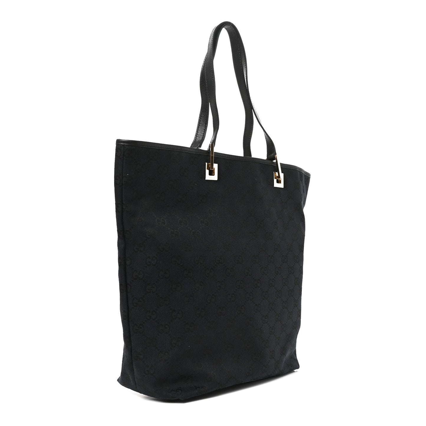 Monogram Large Bucket Tote Black
