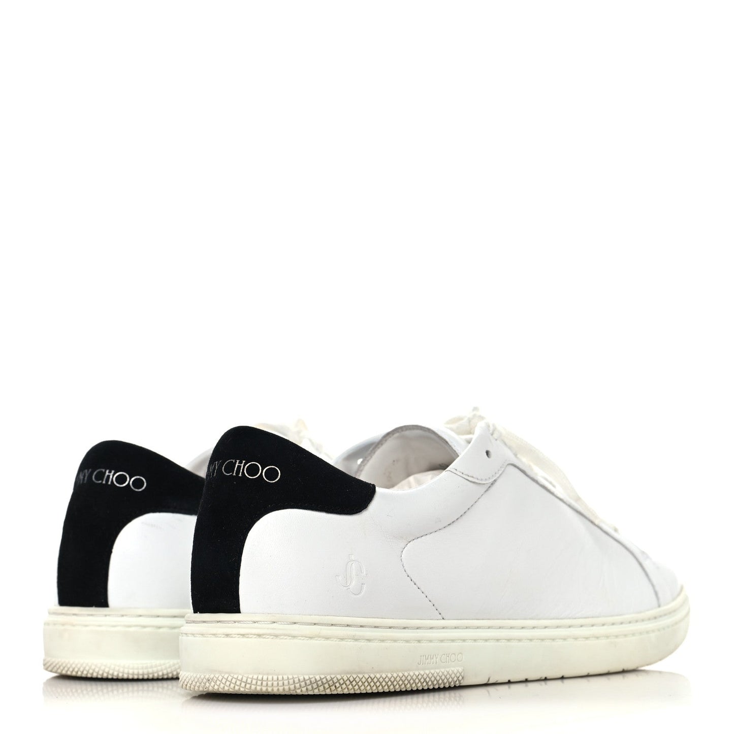 Calfskin Suede Mens Kai Sneakers 43 White Black
