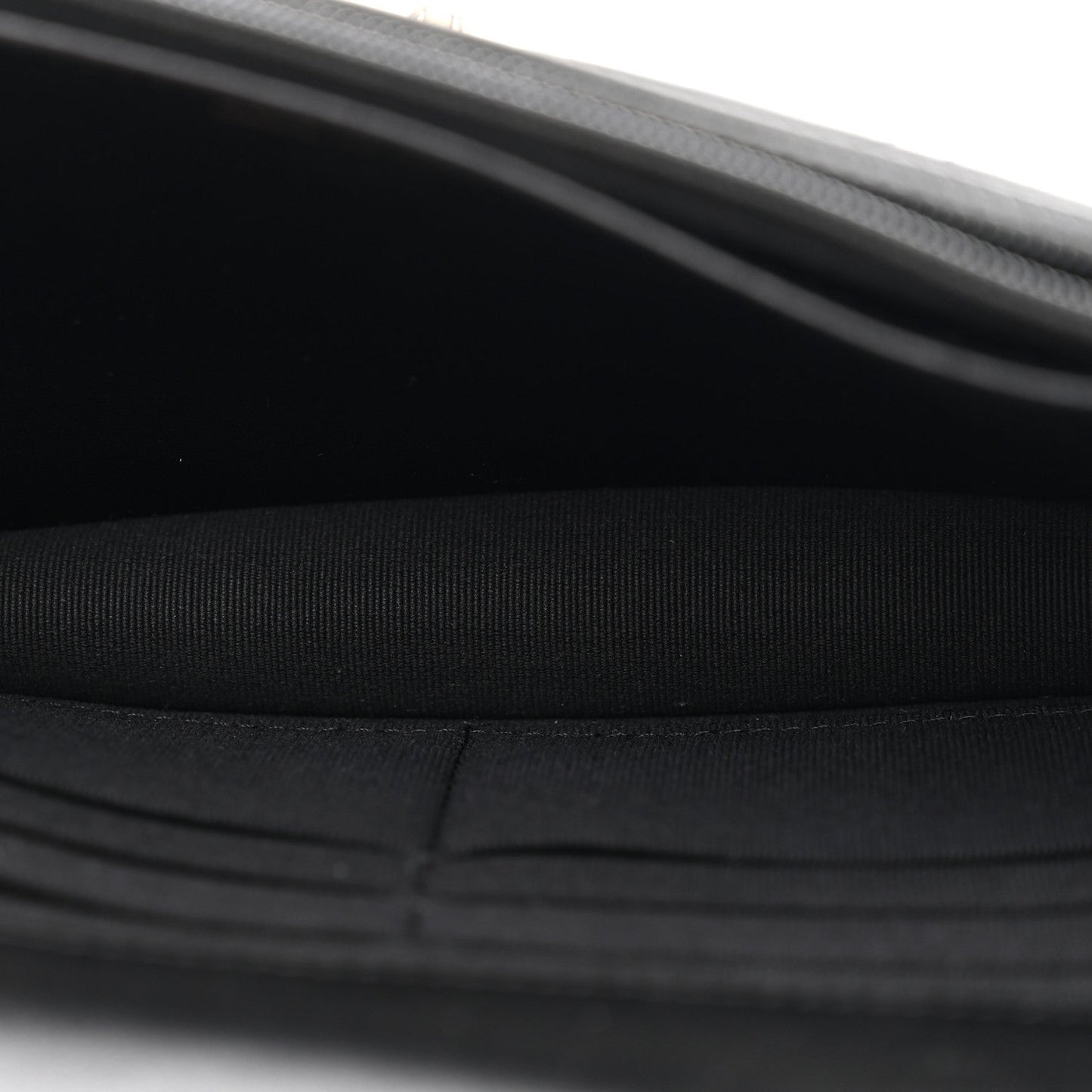 Lambskin Quilted Trendy CC Wallet On Chain WOC Black