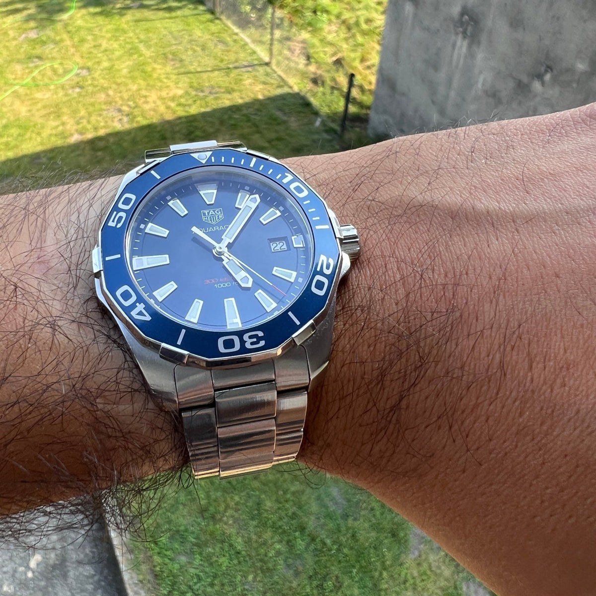 Tag Heuer Aquaracer Blue Dial Watch for Men - WAY111C.BA0928