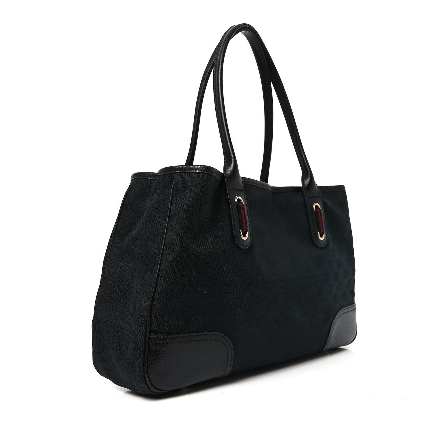 Monogram Medium Princy Tote Black