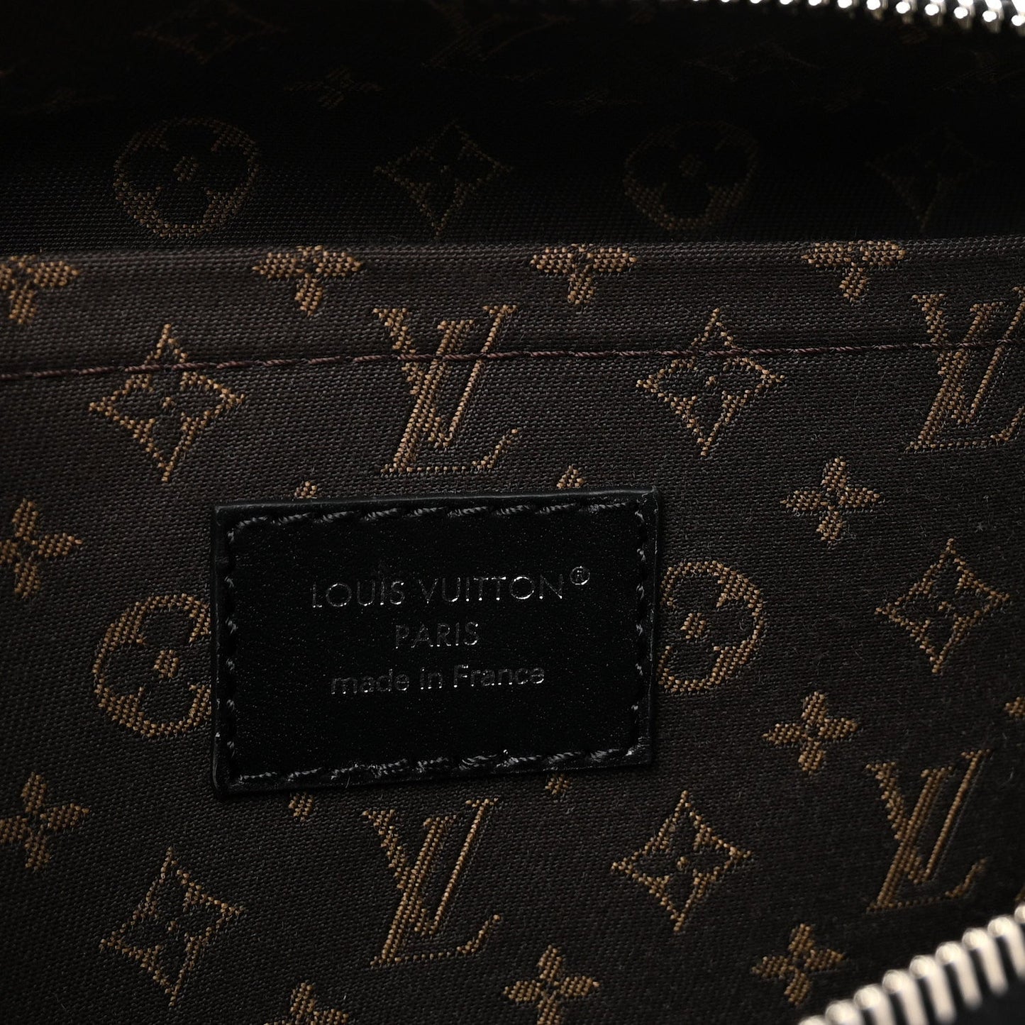 Pixel Lambskin LV Biker MM Black