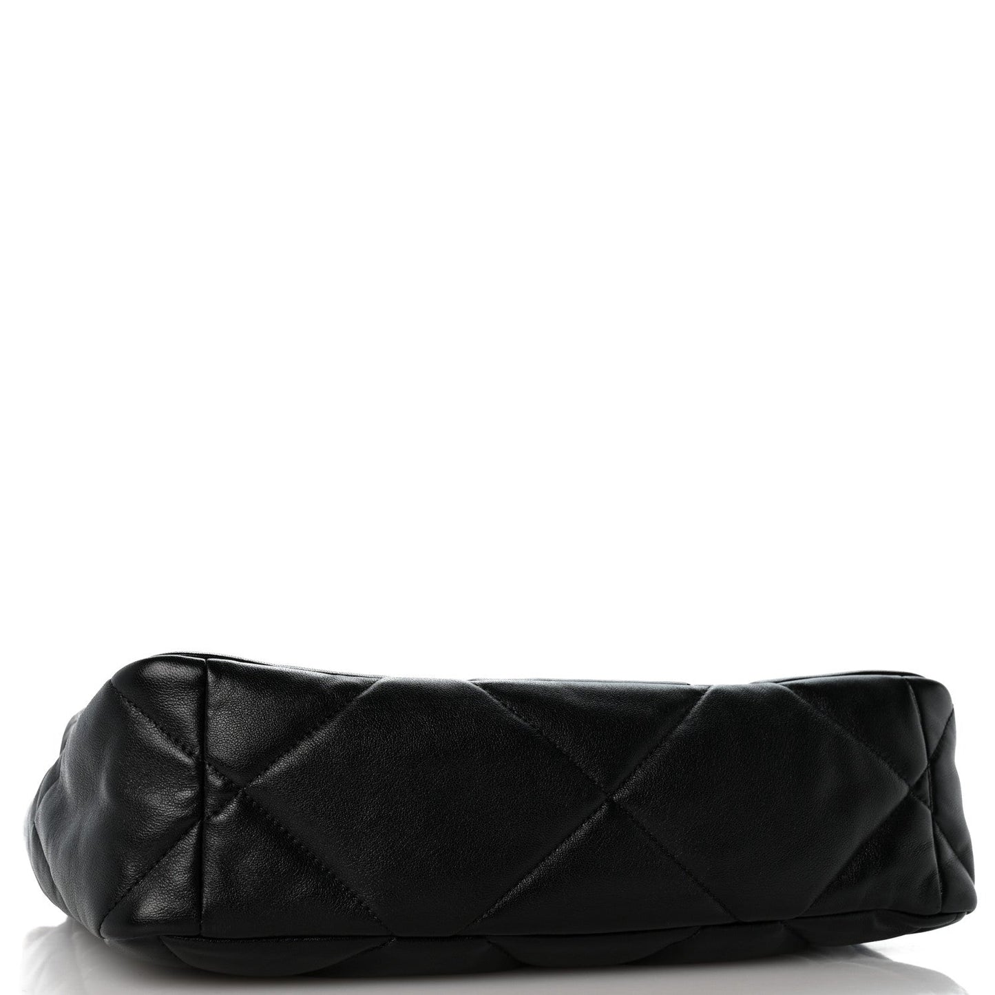 Lambskin  Quilted Large Chanel 19 Flap Black