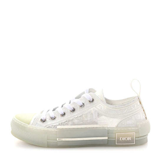 PVC Oblique Embossed Womens B23 Low Top Sneakers 37 White