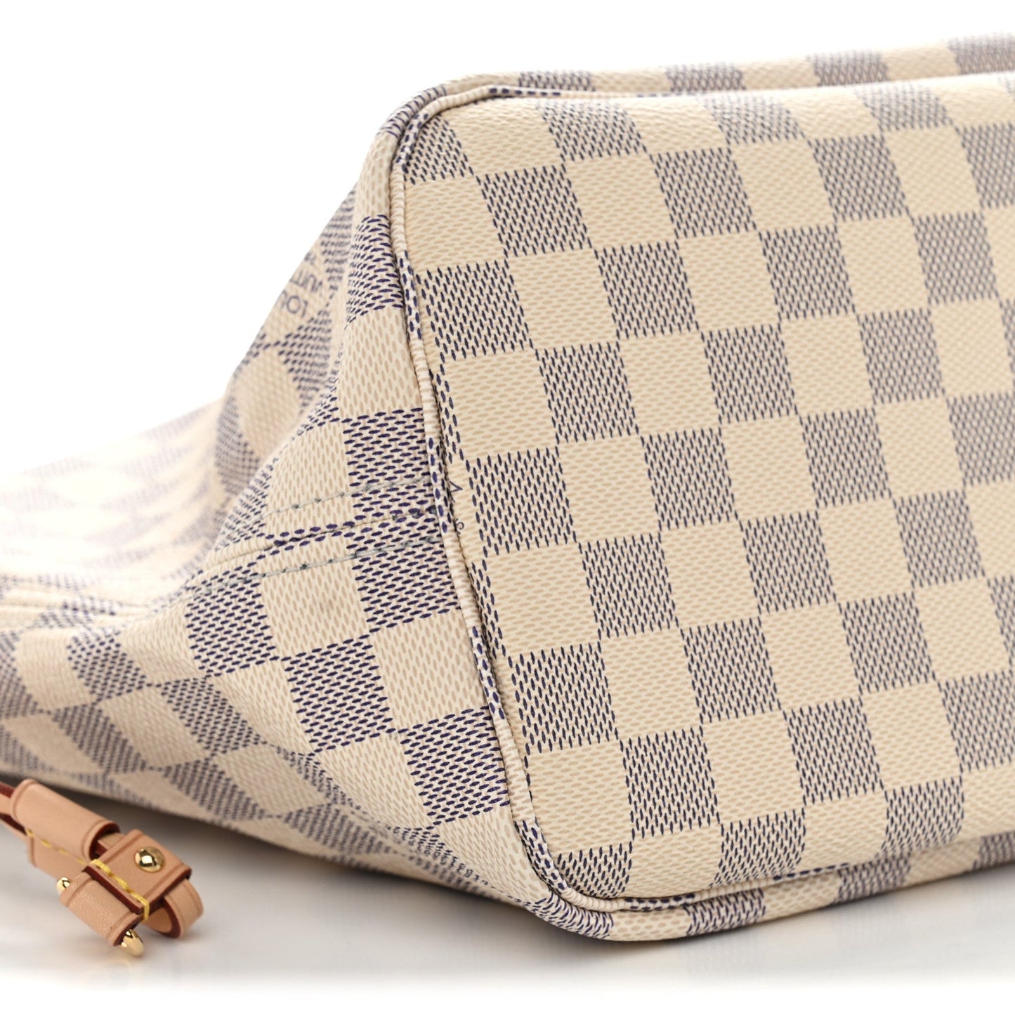 Damier Azur Neo Neverfull MM Rose Ballerine