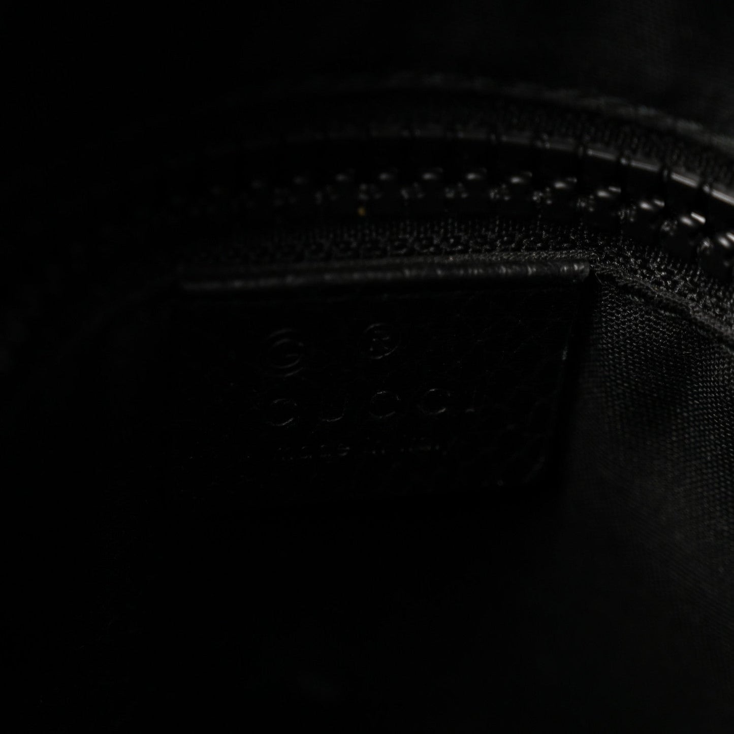Nylon Monogram Mini Flat Messenger Bag Black