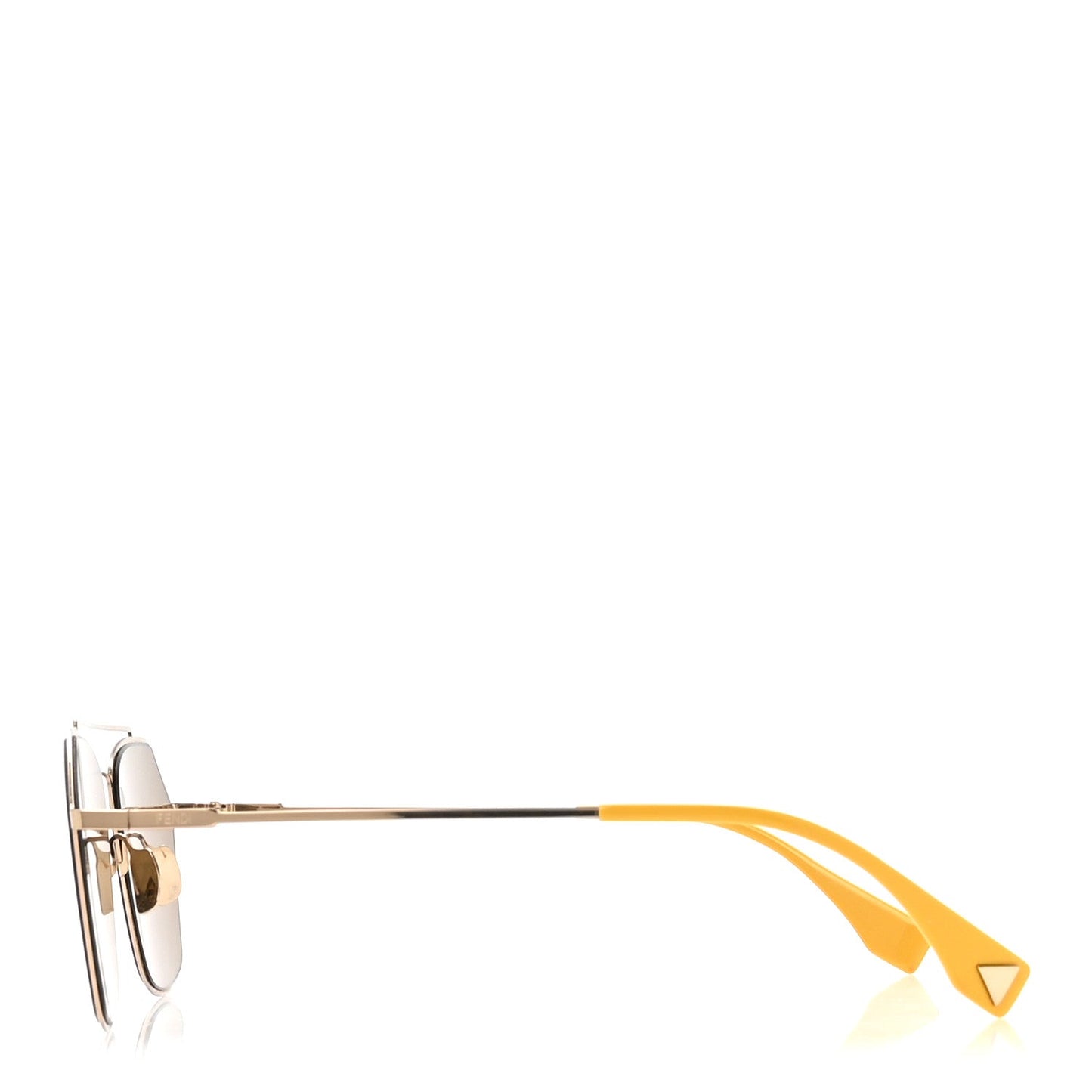 Metal Aviator Sunglasses FFM0022/S Yellow