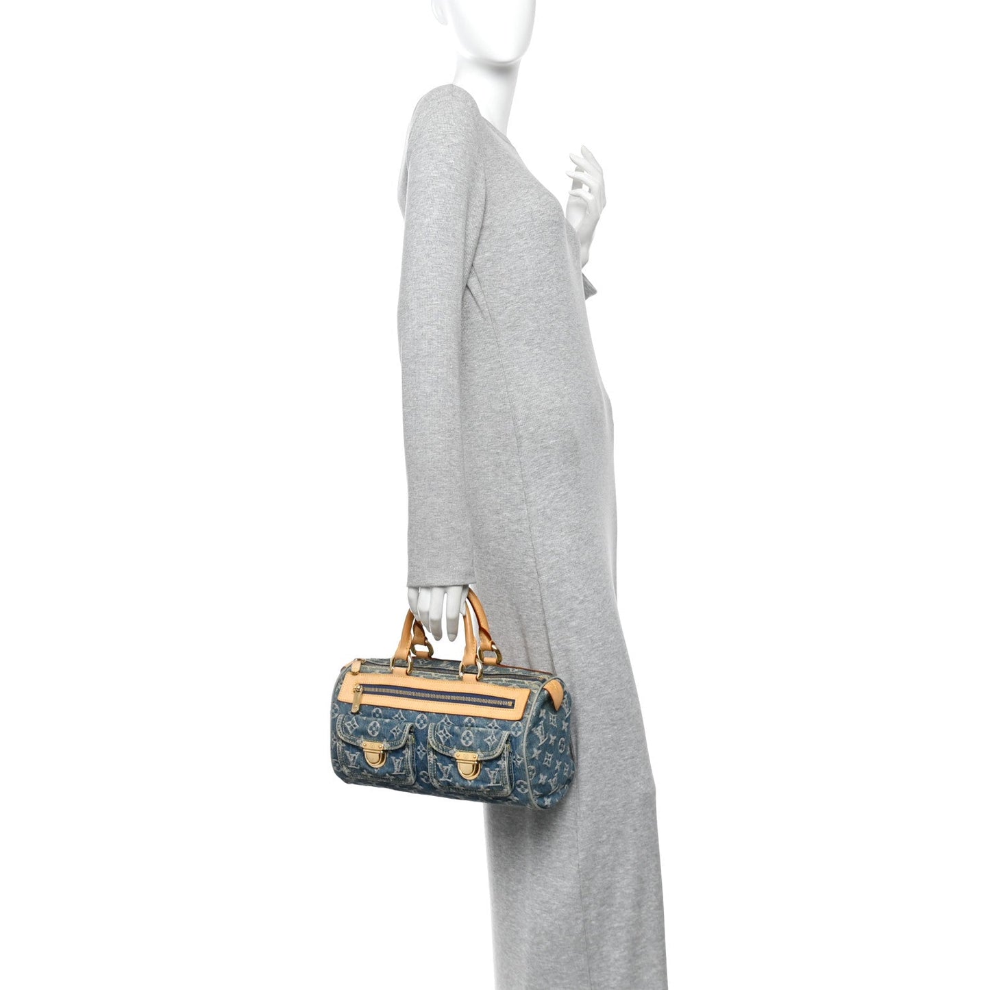 Monogram Denim Neo Speedy Blue