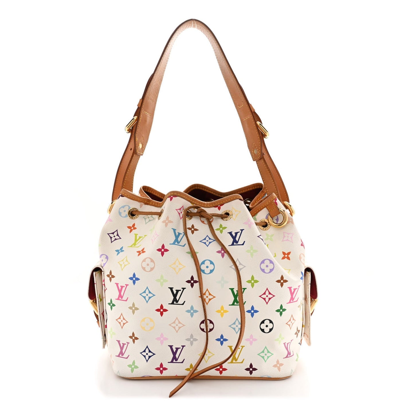 Monogram Multicolor Petit Noe White