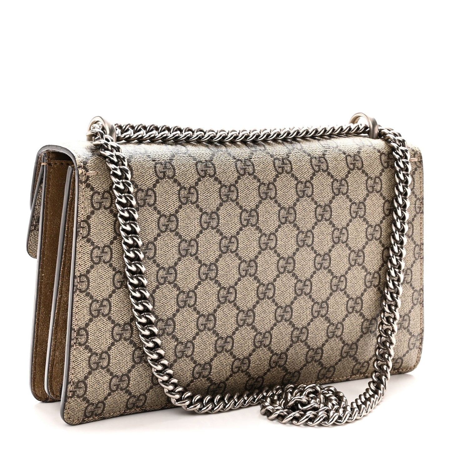 GG Supreme Monogram Small Dionysus Shoulder Bag Taupe