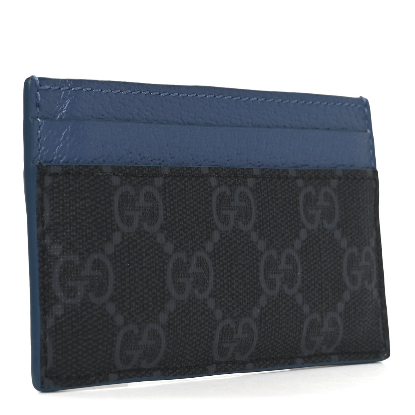 GG Supreme Monogram Bi-Color Card Holder