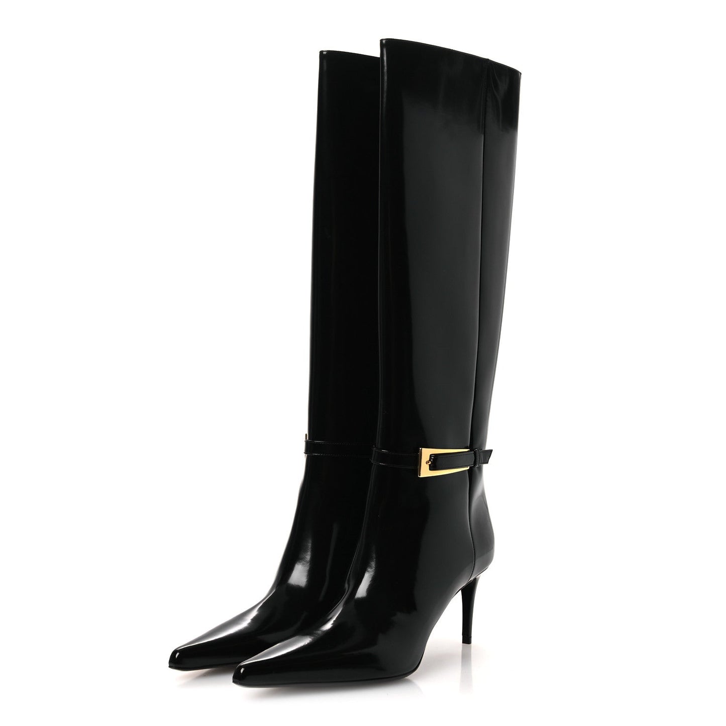Vitello Marilyn Hacker 70mm Luz Boots 39.5 Black