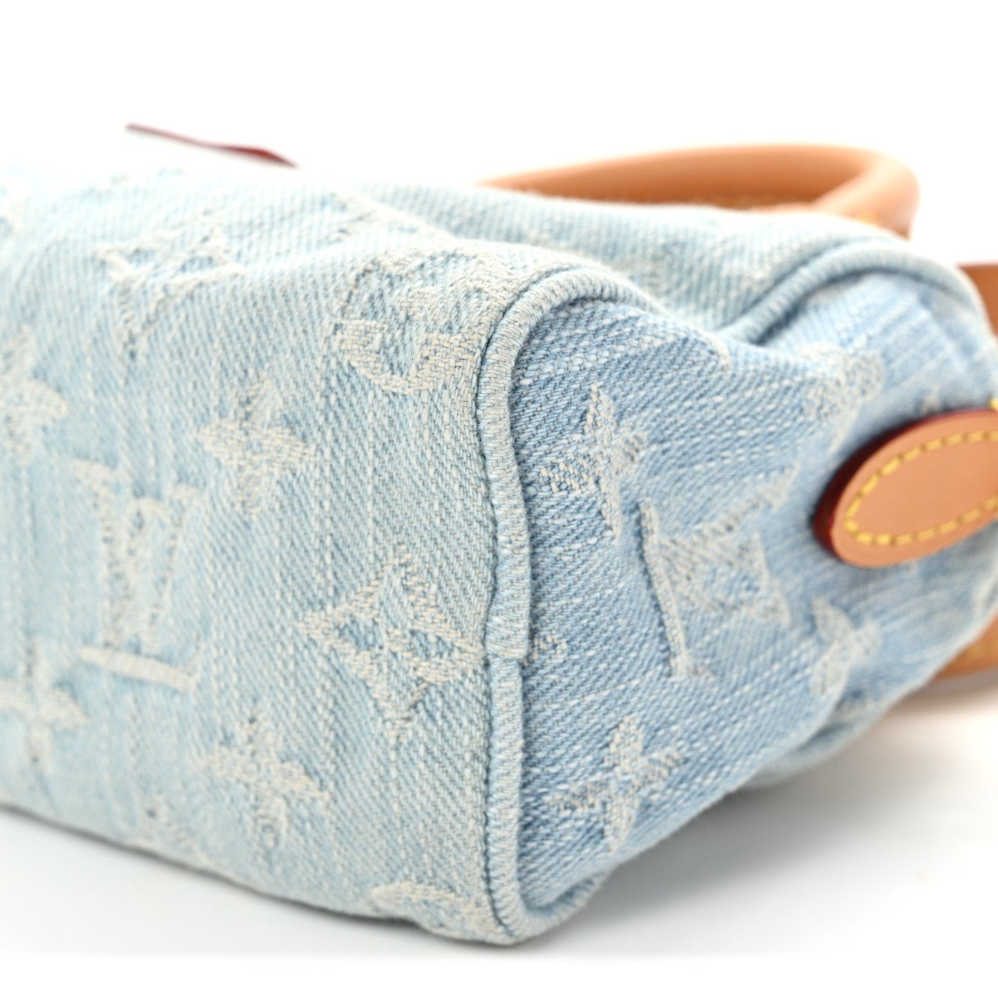 Monogram Denim Nano Speedy Sky Blue
