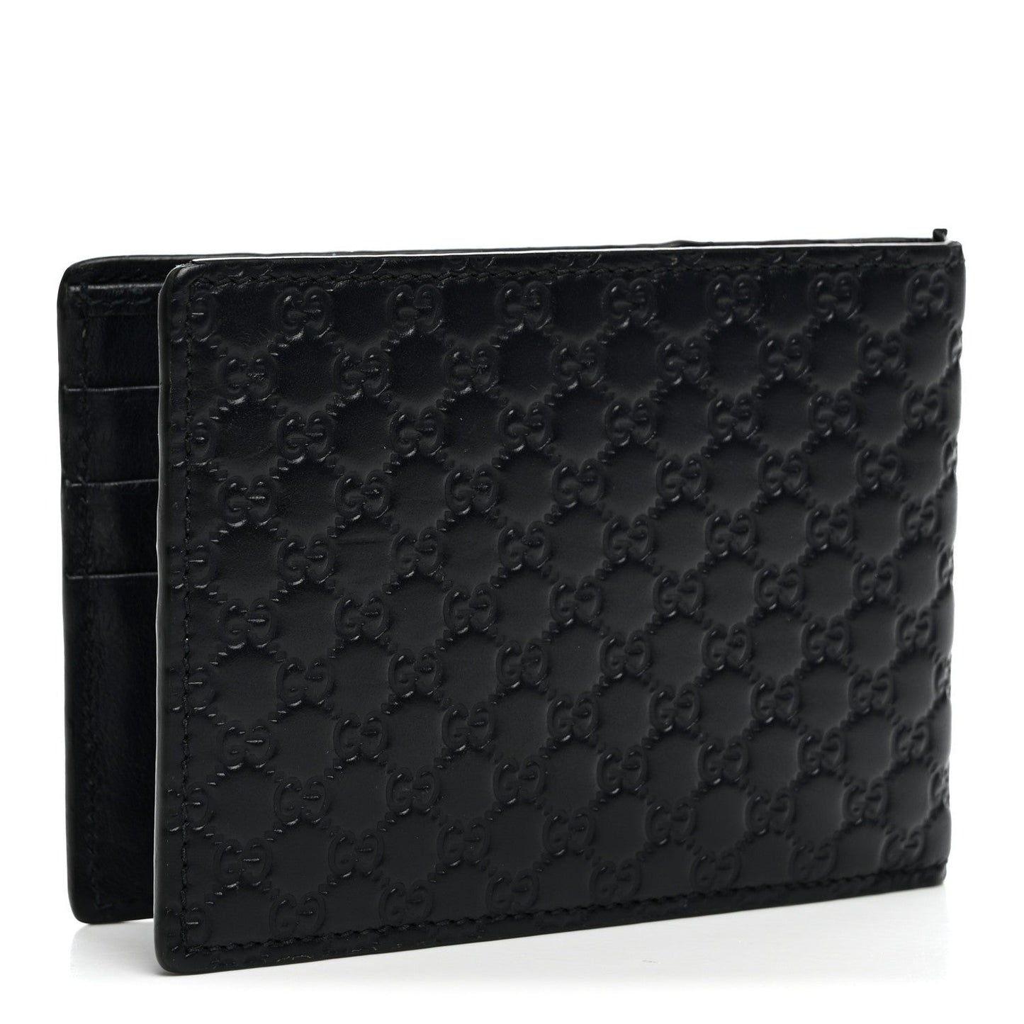 Microguccissima Bi-Fold Wallet Navy