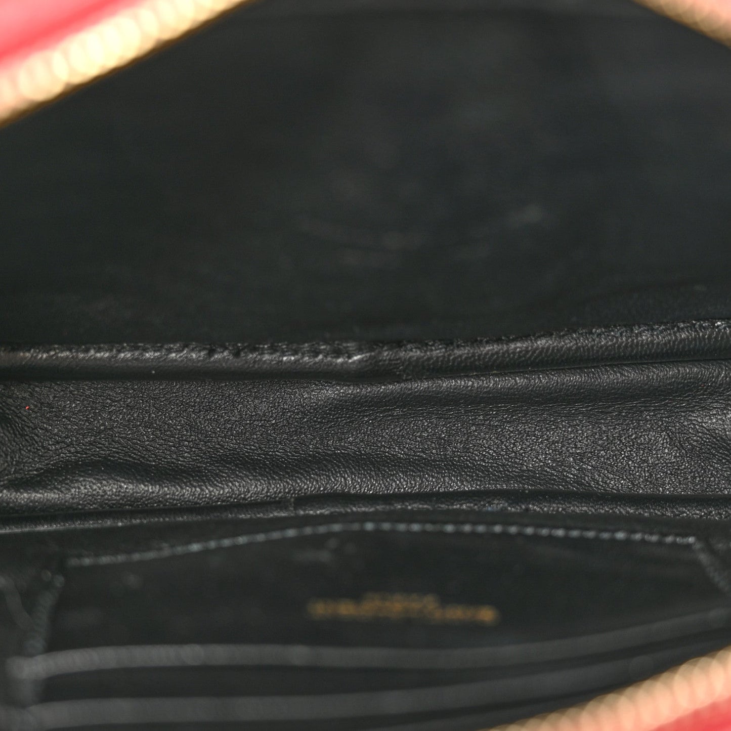 Patent Calfskin Matelasse Monogram Mini Lou Camera Bag Eros Red