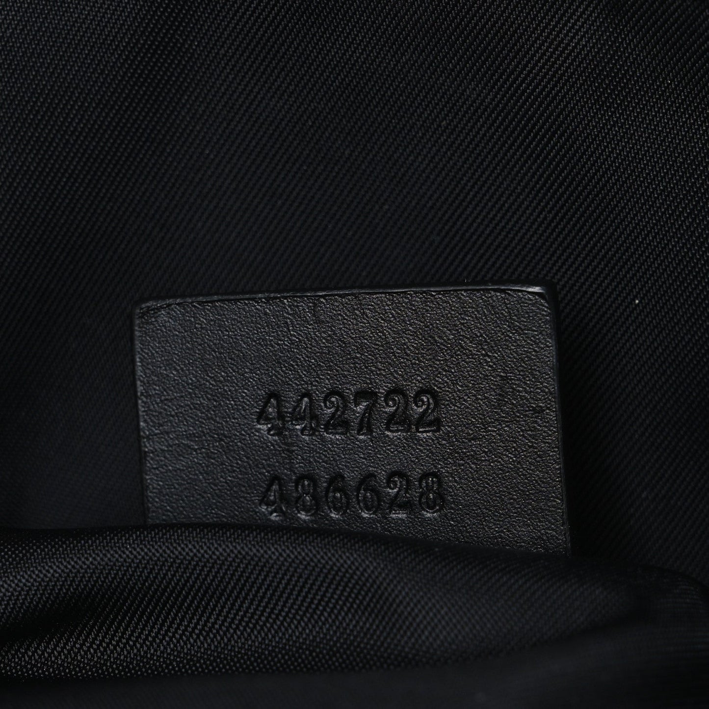 GG Supreme Monogram Web Dome Backpack Black