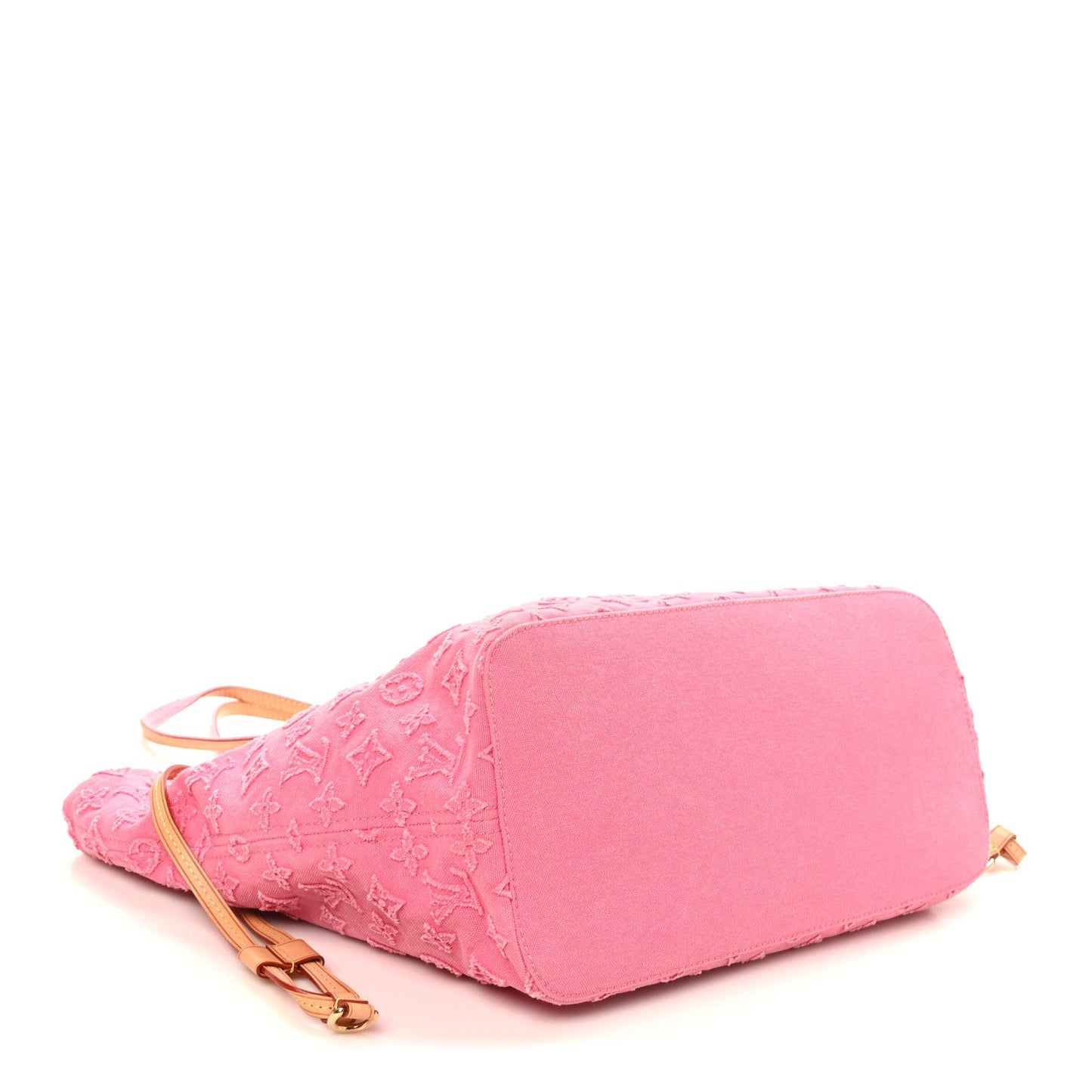 Monogram Denim Neverfull MM Rose