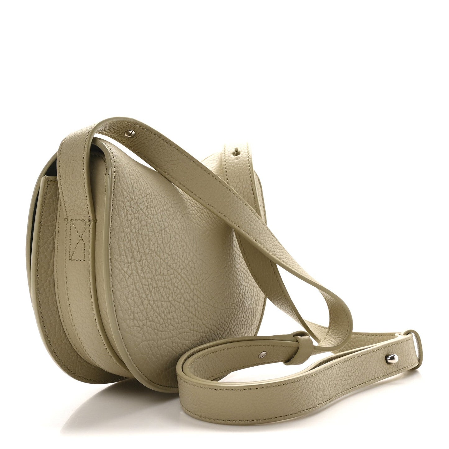 Grainy Calfskin Mini Rocking Horse Crossbody Hunter