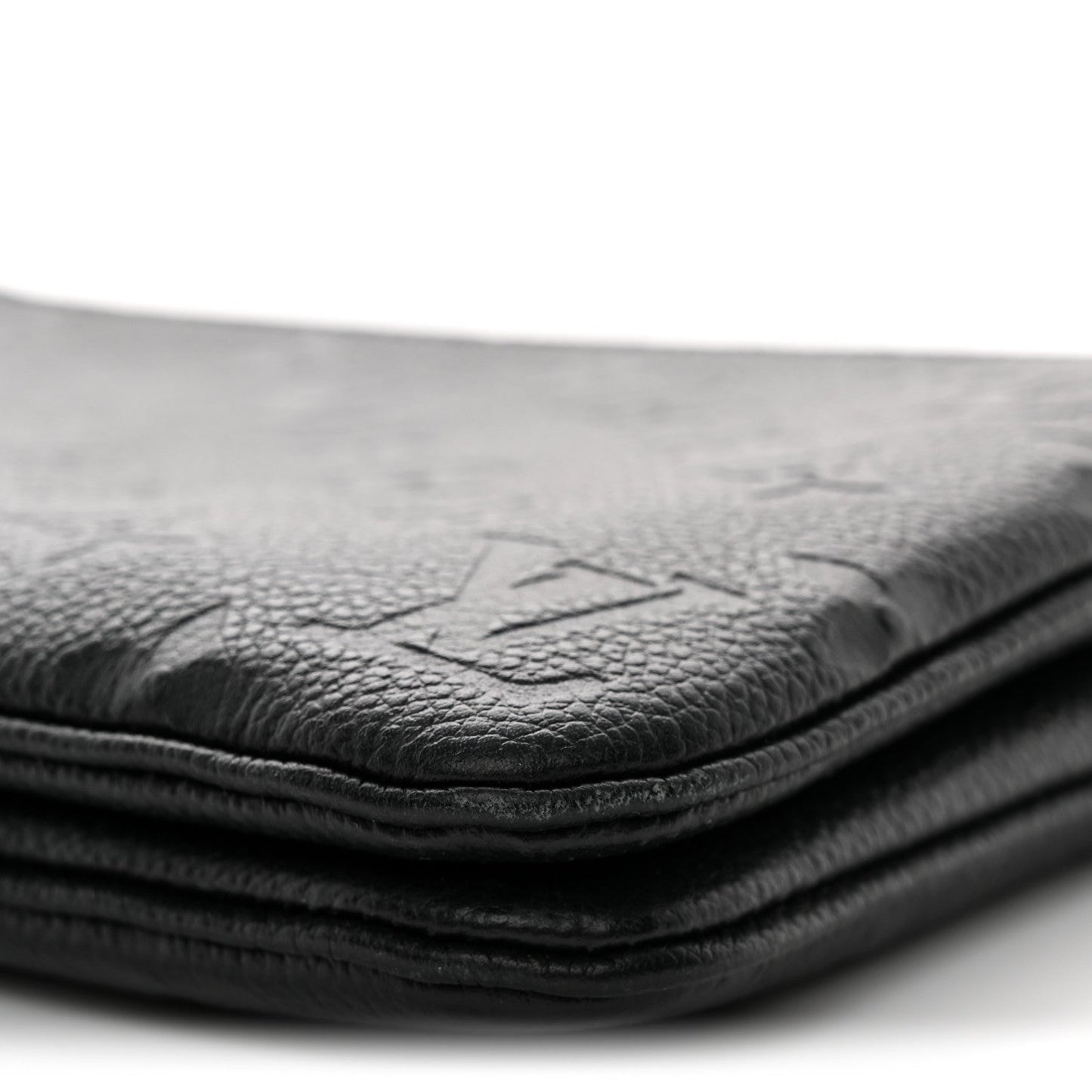 Empreinte Double Zip Pochette Black