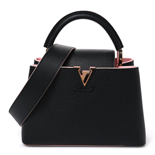 Taurillon Capucines BB Black Pink