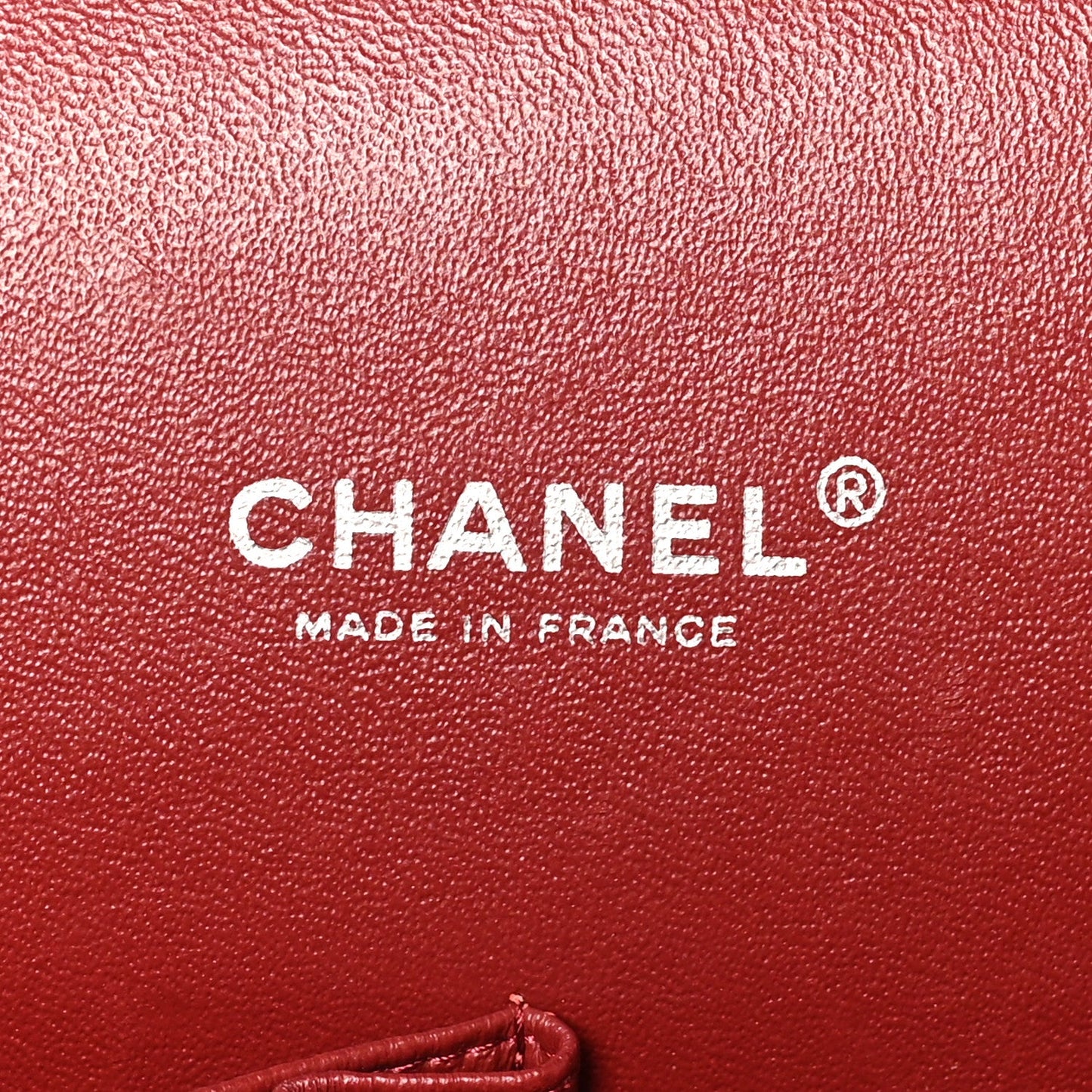Caviar Quilted Maxi Double Flap Dark Red