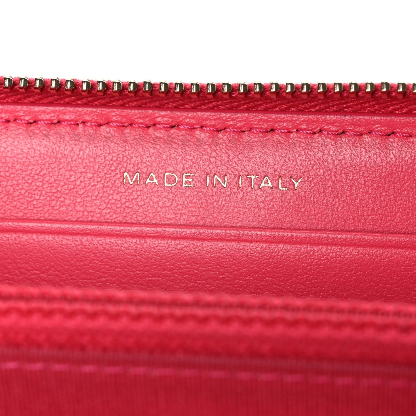 Caviar Quilted Small French New Wave Zip Around Wallet Pink