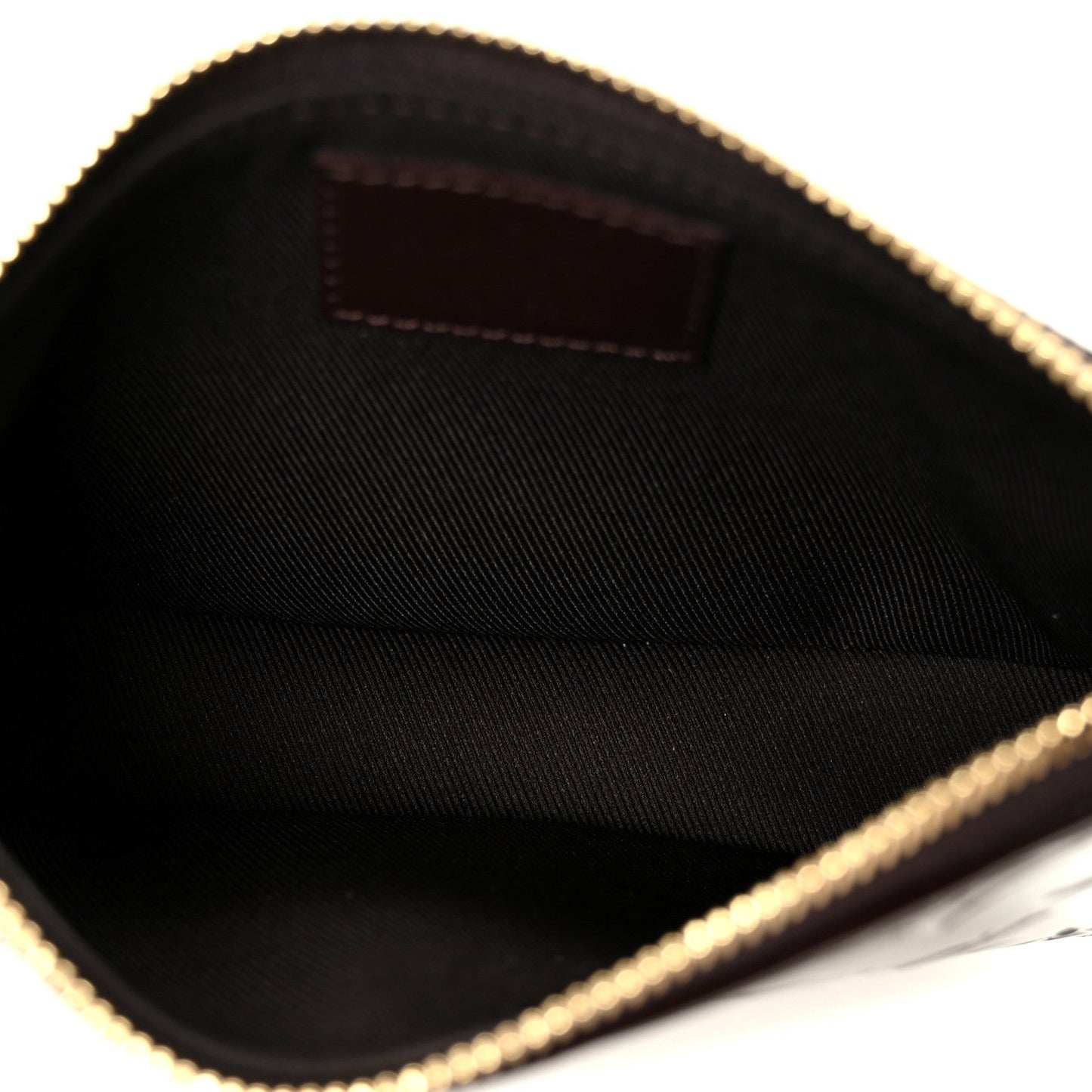 Vernis Monogram Mini Pochette Accessories Amarante