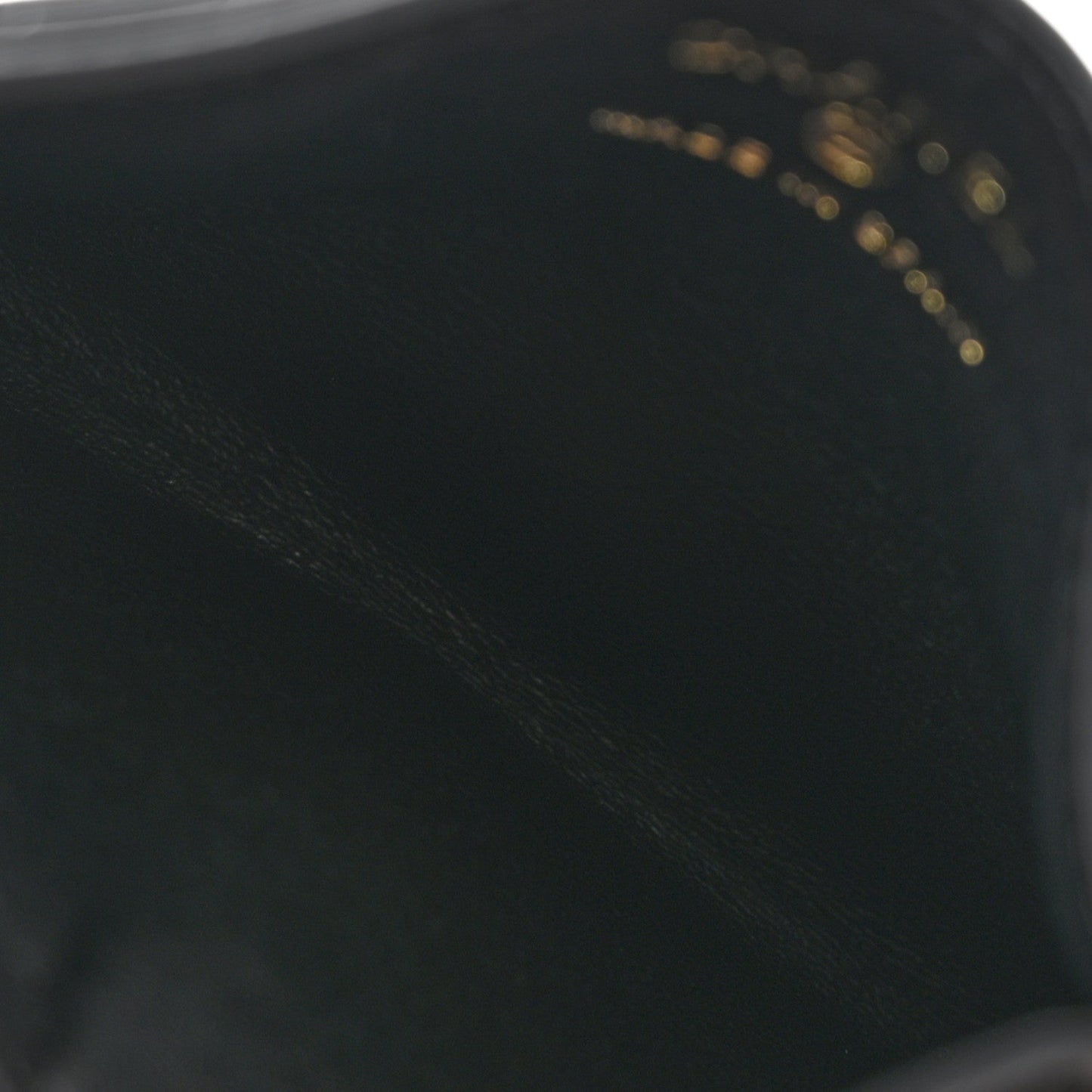 Calfskin Crocodile Embossed Crococo Card Holder Black