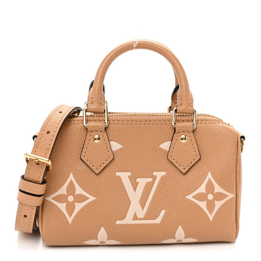 Empreinte Monogram Giant Nano Speedy Arizona Crème