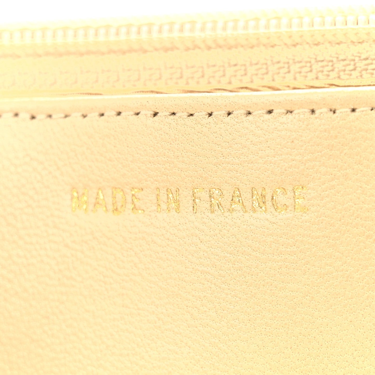 Caviar CC Timeless Flap Wallet Beige