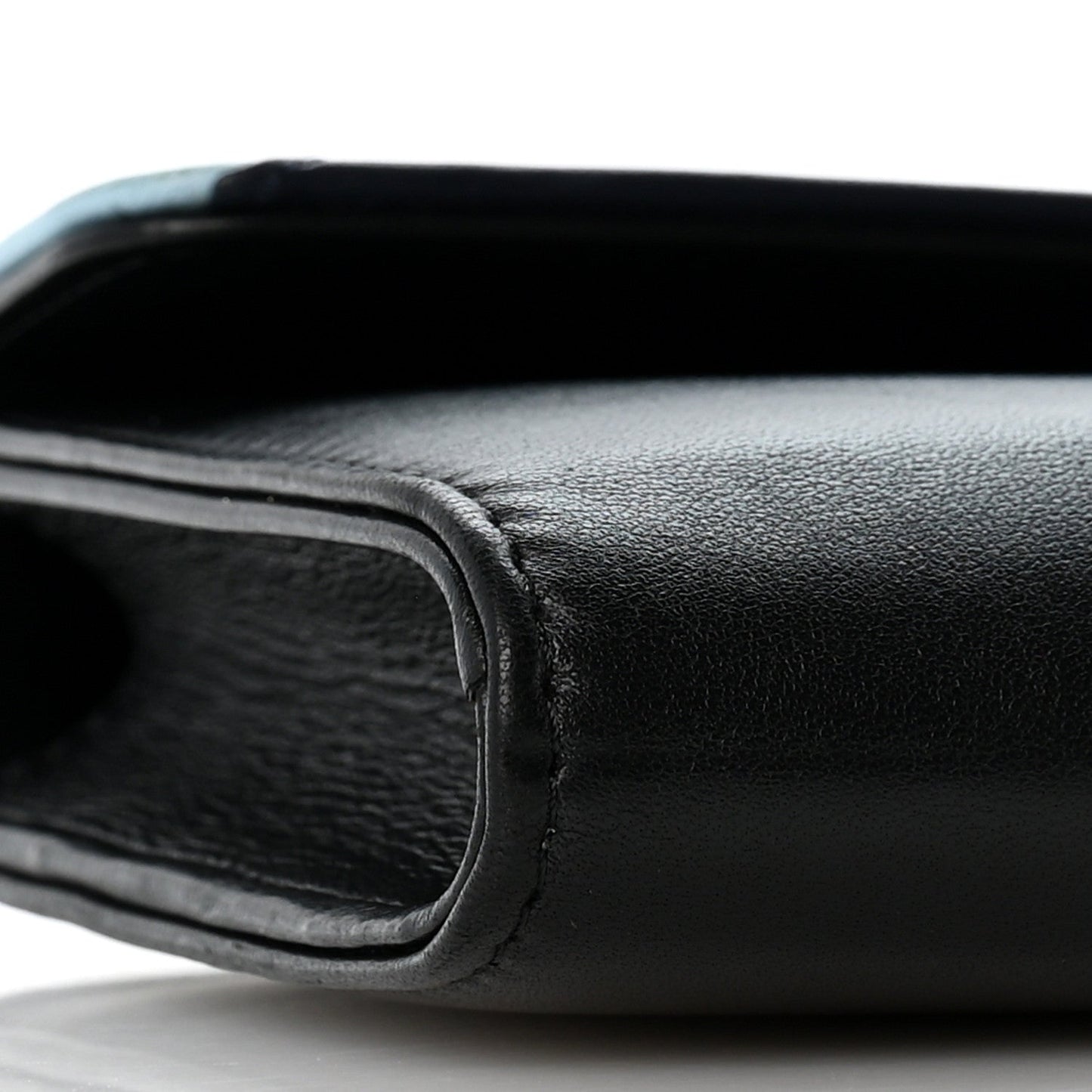 Lambskin Airlines Wallet On Chain WOC Blue Black Red