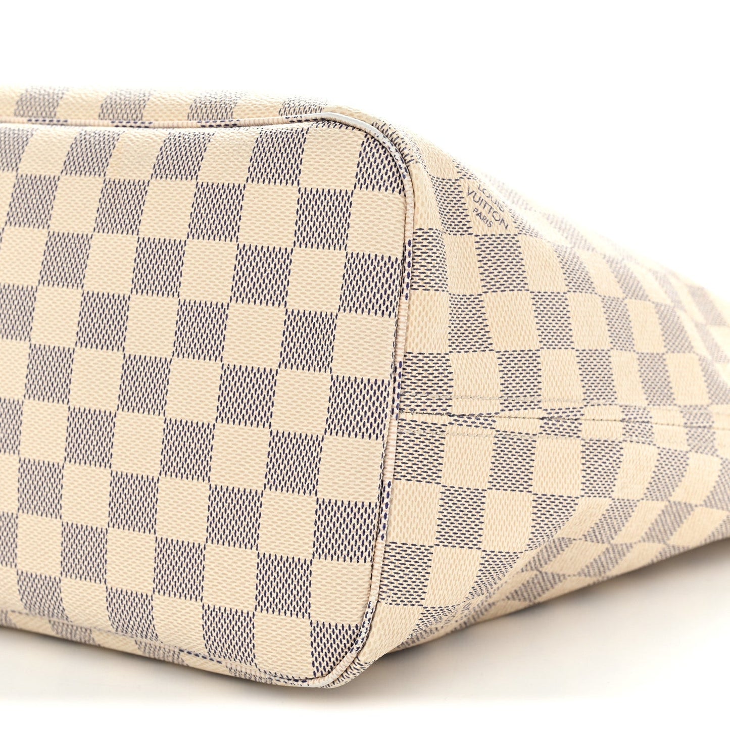 Damier Azur Neo Neverfull MM Rose Ballerine